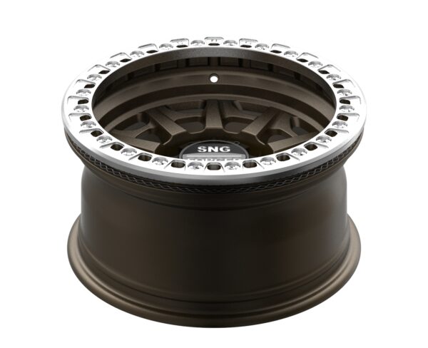 SNG Forged premium forged wheels displayed in a high-performance automotive setting.